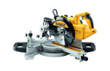 DeWALT DWS774-QS Ingletadora Telescópica 1400 W, Plata/ Amarillo/ Negro