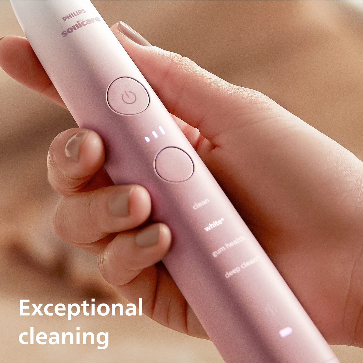 Philips Hx9911/84 Sonicare Diamond Clean 9000 Series, cepillo de dientes eléctrico eléctrico, rosa, 1 unidad, paquete de 1