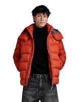 G-Star Para Hombre Chaqueta G-Whistler Padded Hooded, Naranja (rooibos tea D20100-D199-G052), S