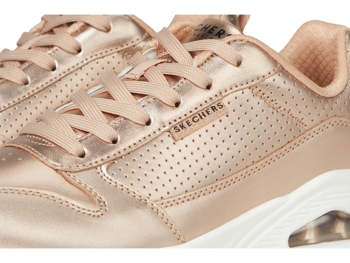 Skechers Uno- Metallixs, Zapatillas Mujer, Oro Rosa, 40 EU