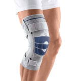 BAUERFEIND Vendaje de Rodilla, GenuTrain S, titán,Izquierdo, Talla 4