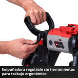 Einhell Sierra de banda con batería TE-MB 18/127 Li-Solo Power X-Change (18 V, 115 mm altura de corte, 127 mm anchura de corte, luz LED, incl. 2 bandas de sierra de metal, sin batería)
