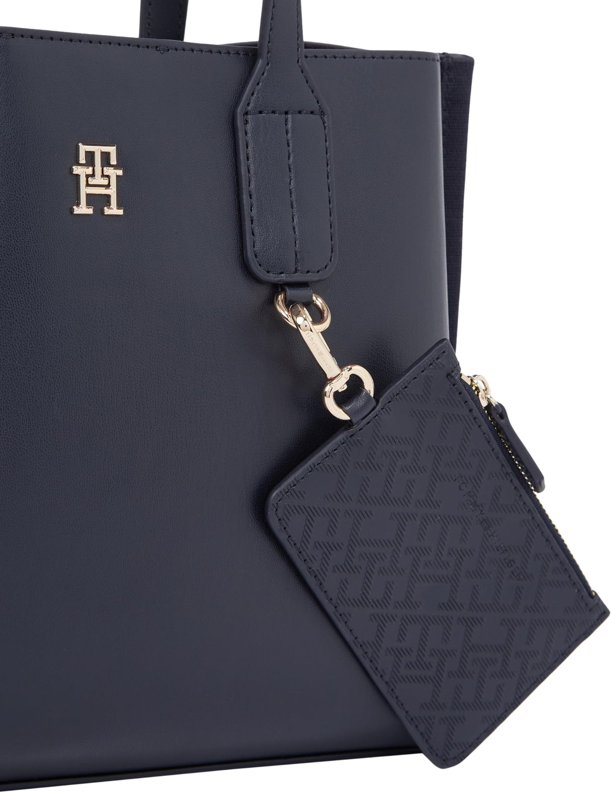 Tommy Hilfiger Bolso Tote Mujer Distinct Mini pequeño, Azul (Space Blue), Talla Única