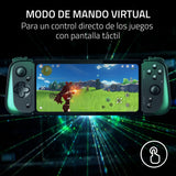Razer Kishi V2 Pro - Mando de juegos móvil para Android (HyperSense Haptics, Puente Extensible, Carga Passthrough, Audio de 3,5 mm, USB-C, Modo de Mando Virtual) Negro