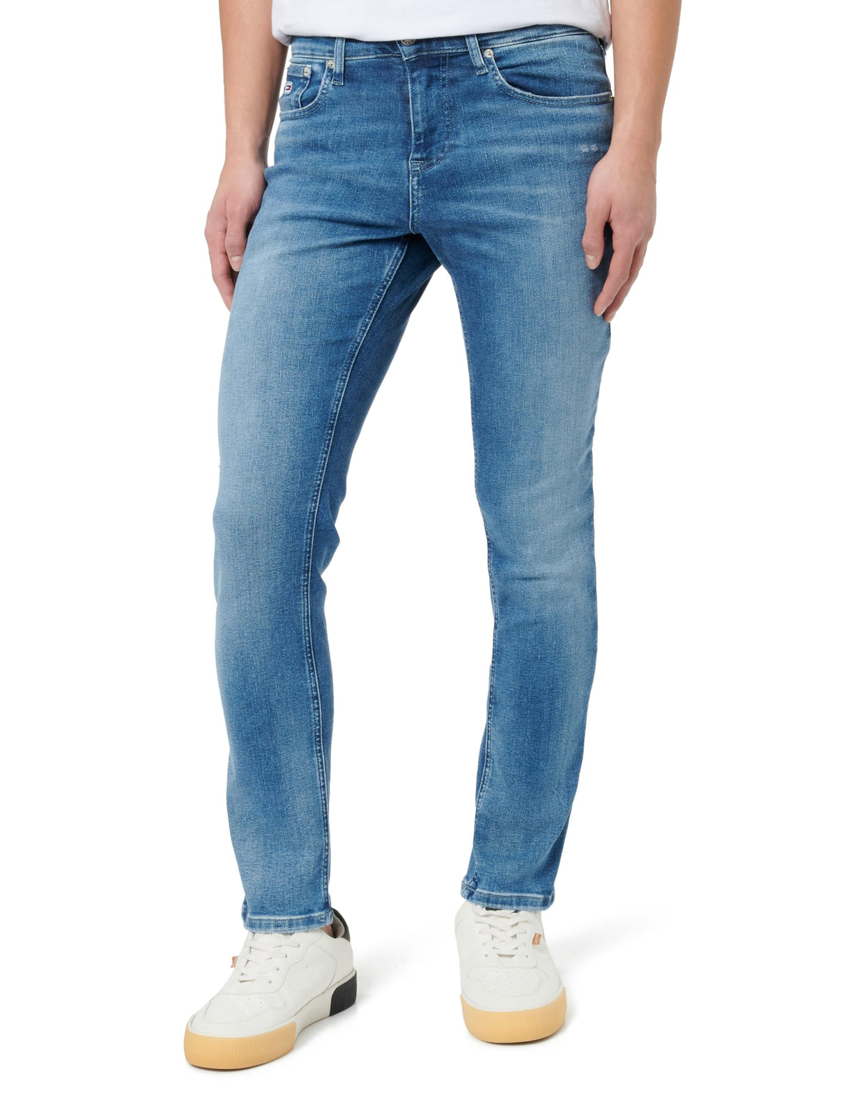 Tommy Jeans Scanton Slim Ai3335 Dm0dm21903 Pantalones, Mezclilla (Mezclilla Mediana), 38W / 34L para Hombre