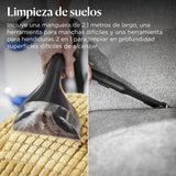 BISSELL ProHeat Revolution, Aspiradora de limpieza profunda vertical con tres modos de limpieza, Aspiradora de Agua Tapicería y moquetas, con cable, para alfombras, escaleras y tapicería, 18582