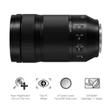 Panasonic S-R70300E Teleobjetivo Compacto con Zoom para cámaras de Montura M4/3 (Focal 70-300 mm, Estabilizador Óptico O.I.S, Lumix S, F4.5-5.6 Macro, Resistente Polvo, Agua, Congelación) Negro