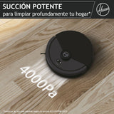 Hoover Robot Aspirador, Succión 4000 Pa, Navegación Láser, Wi-Fi, Base de Carga con Retorno Automático, Sensor de Obstáculos, Mapeo del Hogar [HG4]