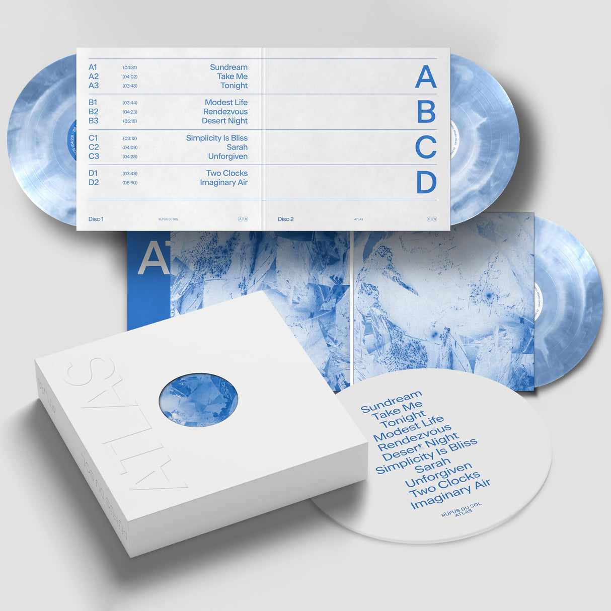 Atlas (Limited Edition 10 Year Anniversary Box Set) [White & Blue Vinyl with Slipmat and Photo] [Vinilo]