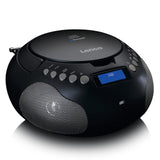 Lenco SCD-341BK - Boombox con Radio Dab+/ FM y Bluetooth, Color Negro