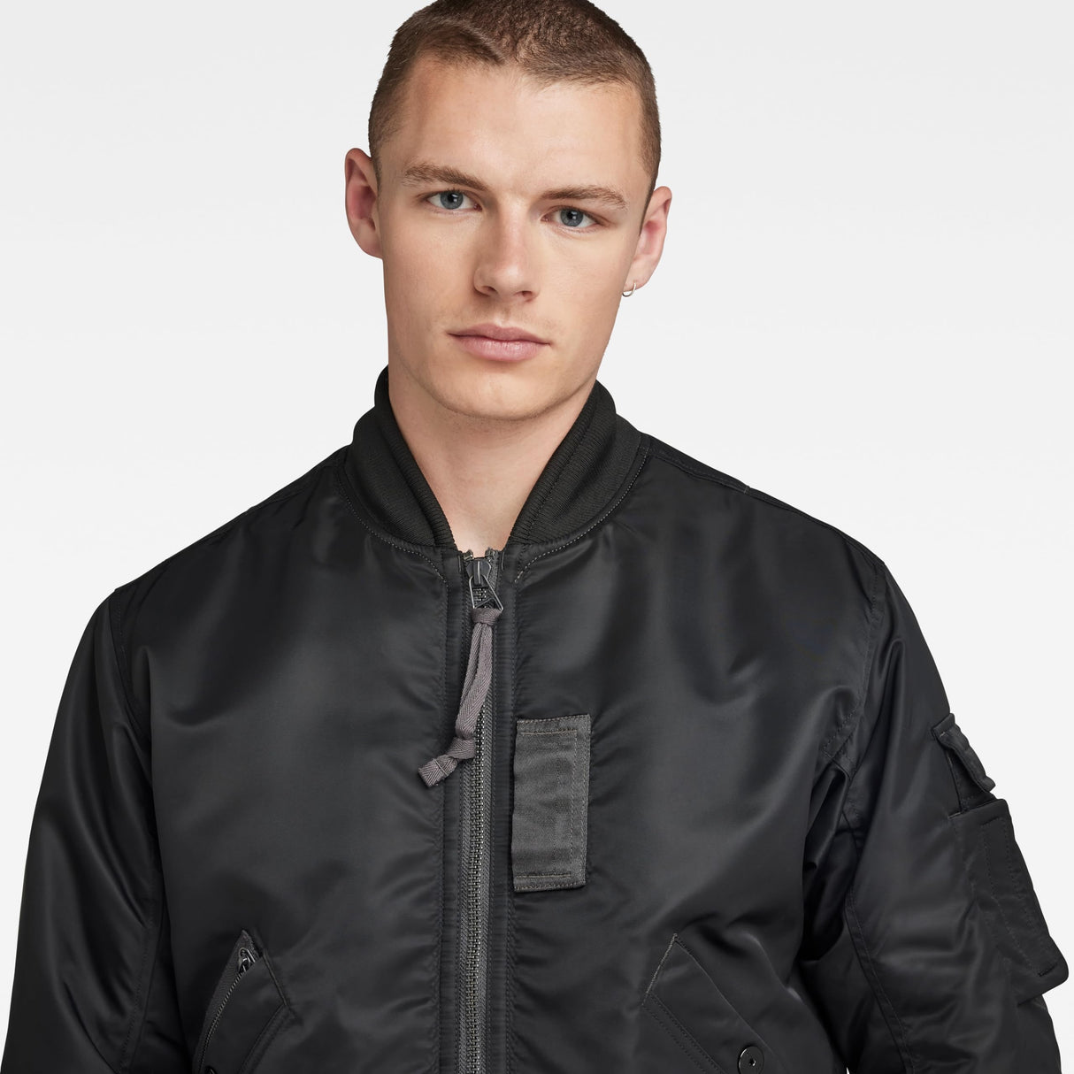 G-Star Para Hombre G-A1 Bomber Jkt, Negro (dk black D23624-C143-6484), XL