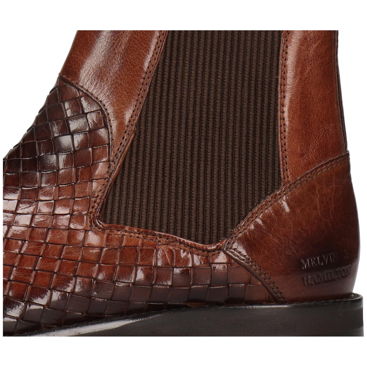 Melvin & Hamilton Brad 9, Botas Estilo Chelsea Hombre, marrón, 41 EU Estrecho