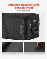 VEVOR Estuche con Ruedas para Equipo de Estudio 118 x 37 x 30 cm, Bolsa con Ruedas para Cámara, Correas, Asa Acolchada en el Compartimento para Soportes de Iluminación, Trípodes y Telescopios, Negro