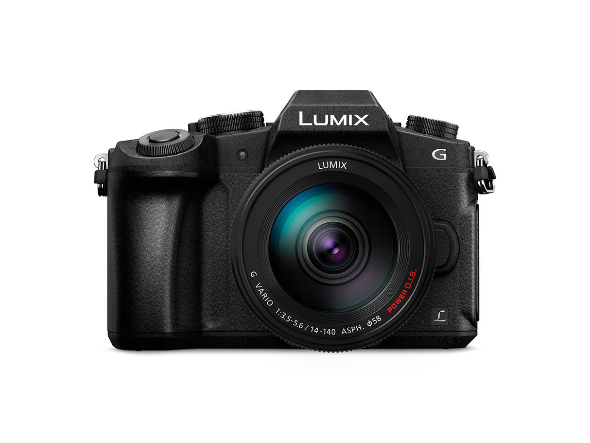 Panasonic LUMIX DMC-G81HAEGK - Cámara de Sistema 4K con Objetivo MFT de 14-140 mm, 16 MP, Dual I.S, Contraste híbrido, AF 4K, cámara fotográfica Negra