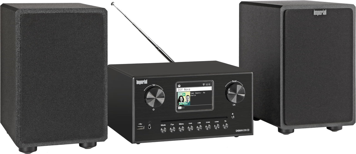 Imperial DABMAN i310 CD DAB+/FM/Internet - Sistema HiFi con reproductor de CD