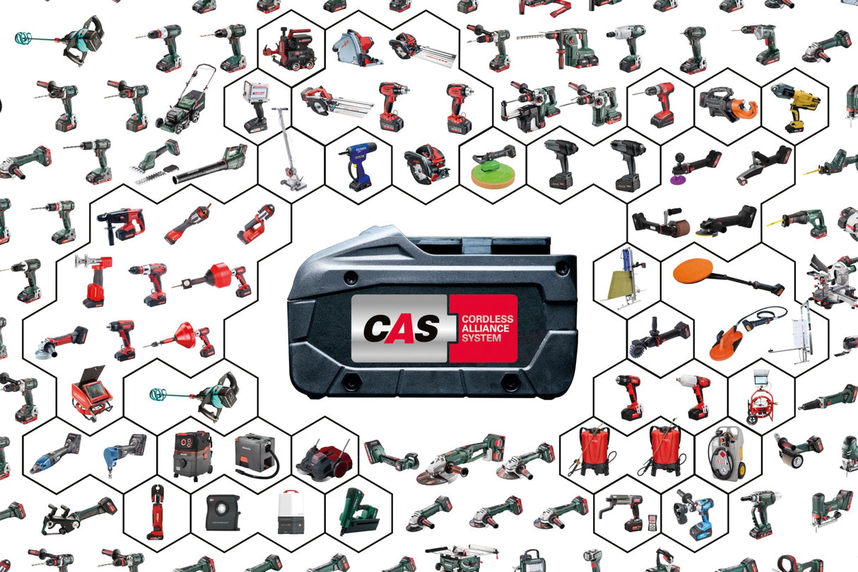 Metabo Compresor sin aceite a batería 18V - Portátil y compacto, 8 bar, 5L, motor Brushless, ideal interiores