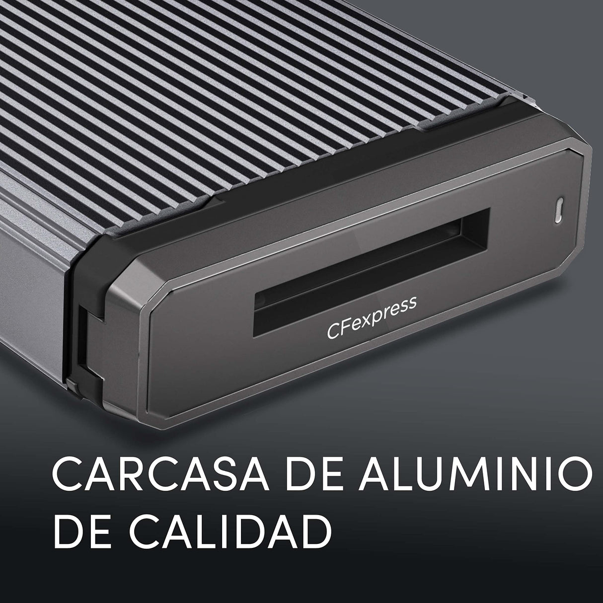 SanDisk Professional Pro-Reader Cfexpress Lector de Tarjetas con transferencias superrápidas de Contenido Multimedia, Negro