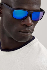 Maui Jim Huelo Gafas, Blue, 58-16-135 Unisex Adulto