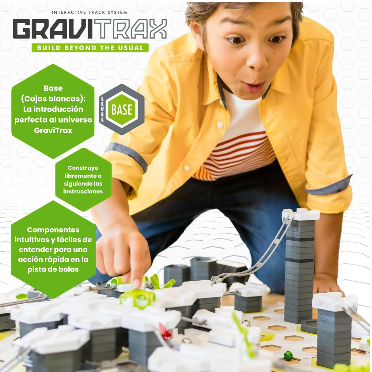 Ravensburger - Gravitrax Starter Set XXL | Circuito Canicas con 242 Piezas | Rompecabezas Niños con Canicas | Juegos para Niños De 8 Años | Juegos Mesa Compatibles con Todos Los Gravitrax