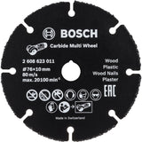 Bosch Professional 12V System GWS 12V-76 - Amoladora angular a batería (Ø 76 mm, 19500 rpm, 3 discos, 2 baterías x 3,0 Ah, en L-BOXX)