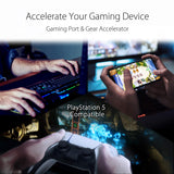 ASUS RT-AX82U V2, Router Gaming AX5400 WiFi 6 extensible de dos bandas, puerto para juegos, modo Mobile Game, Aura RGB, compatible con PS5, seguridad de red, Instant Guard, VPN, compatible con AiMesh
