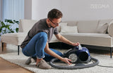 ZEEGMA ZONDER VERRE FLOW Aspiradora Sin Bolsa 2 Filtros Higiénicos Para Alérgicos Succión 21000 Pa, Cepillo para Parquet, Turbobrush, 800 W Cable 9m, Funcionamiento Silencioso Cartuchos Aromáticos
