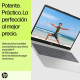 HP 15-fd2012ns - Ordenador portátil de 15.6" FHD (Intel Ultra 7-255U, 32GB RAM, 1TB SSD, Intel Iris Xe Graphics, Sin Sistema operativo) Plata y Azul - Teclado QWERTY Español