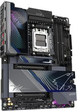 GIGABYTE X870E AORUS Master X3D Motherboard - Supports AMD Ryzen 9000 Processors, 18+2+2 Phase Digital VRM, up to 9000MHz DDR5 (O.C.), 2xPCIe 5.0 + 3xPCIe 4.0, Wi-Fi 7, 10GbE LAN, USB 4