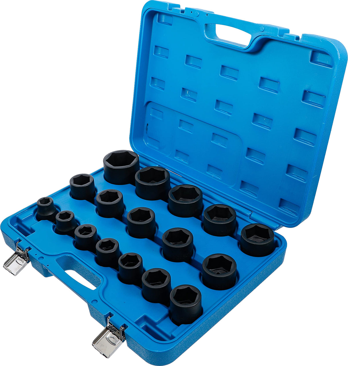 BGS 5242 | Juego de llaves de vaso de impacto | entrada 20 mm (3/4") | 19 - 55 mm | 17 piezas
