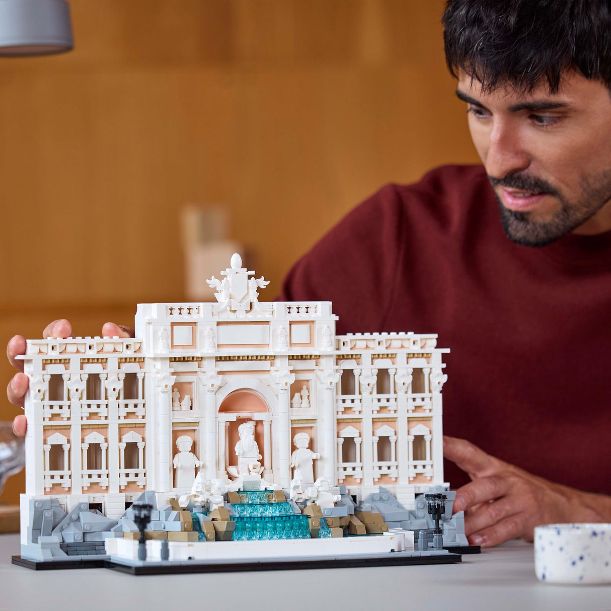 LEGO Architecture Fontana di Trevi Maqueta para Construir para Adultos, Monumento Italiano de Fuente Barroca y Minifiguras, Decoración del Hogar, Regalo para Viajeros 21062