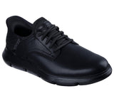 Skechers Slip-ins Garza-Gervin Casual Slip-on Shoes, Zapatos Hombre, Black Leather, 39.5 EU