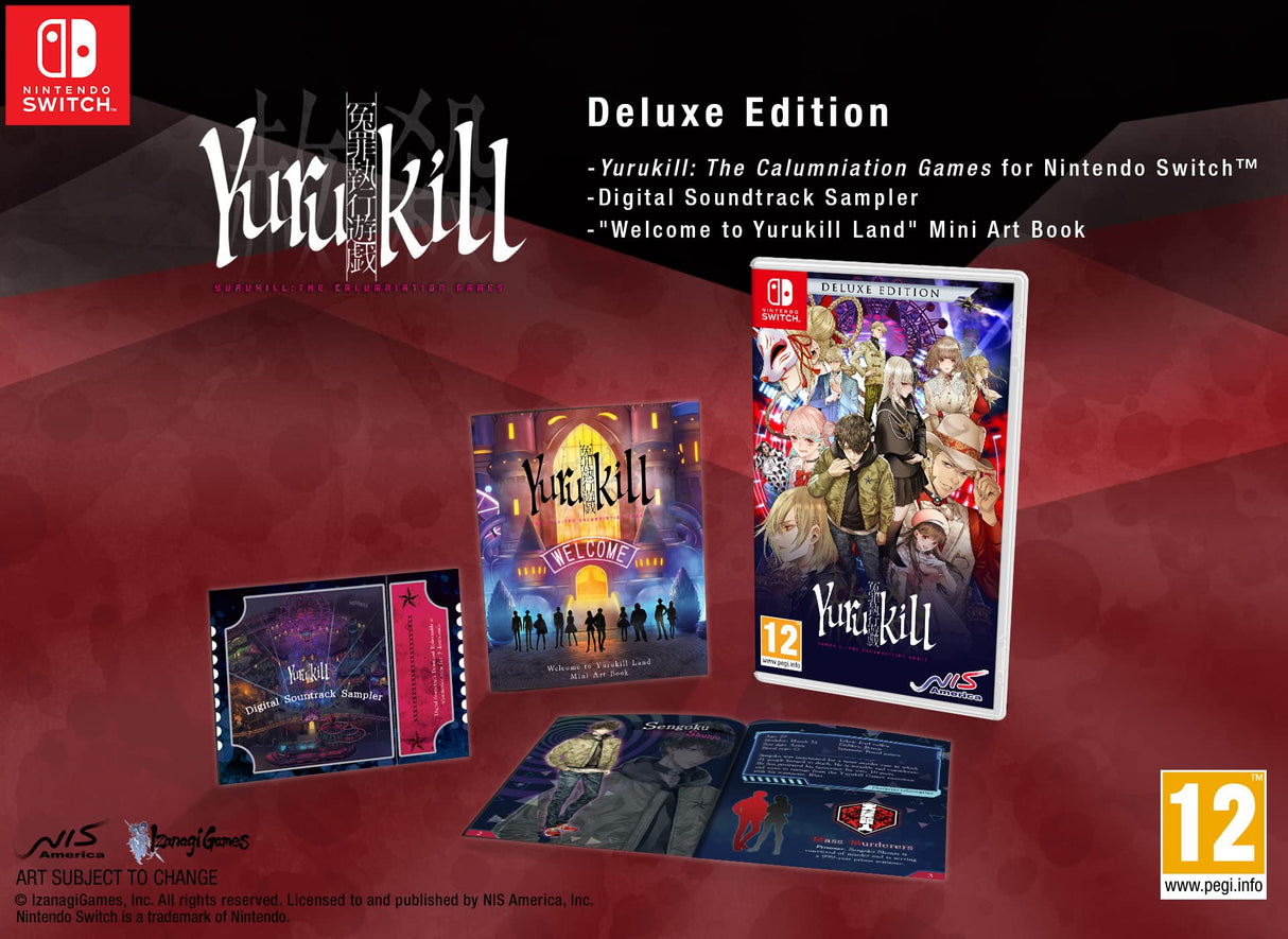 Yurukill: The Calumniation Games - Deluxe Edition Nintendo Switch (Nintendo Switch)