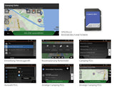 Xzent X-MAP27-MH1: Micro Tarjeta SD con Autocaravana GPS para Xzent Infotainer X-F270, Tarjetas para Europa, Campamento P. O. I. Paquete