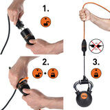 Electraline 01666 Cable Alargador 30M 3G1.5 con Toma de Corriente Electralock Equipado con un Mecanismo de Bloqueo que Evita la Desconexión Accidental del Enchufe
