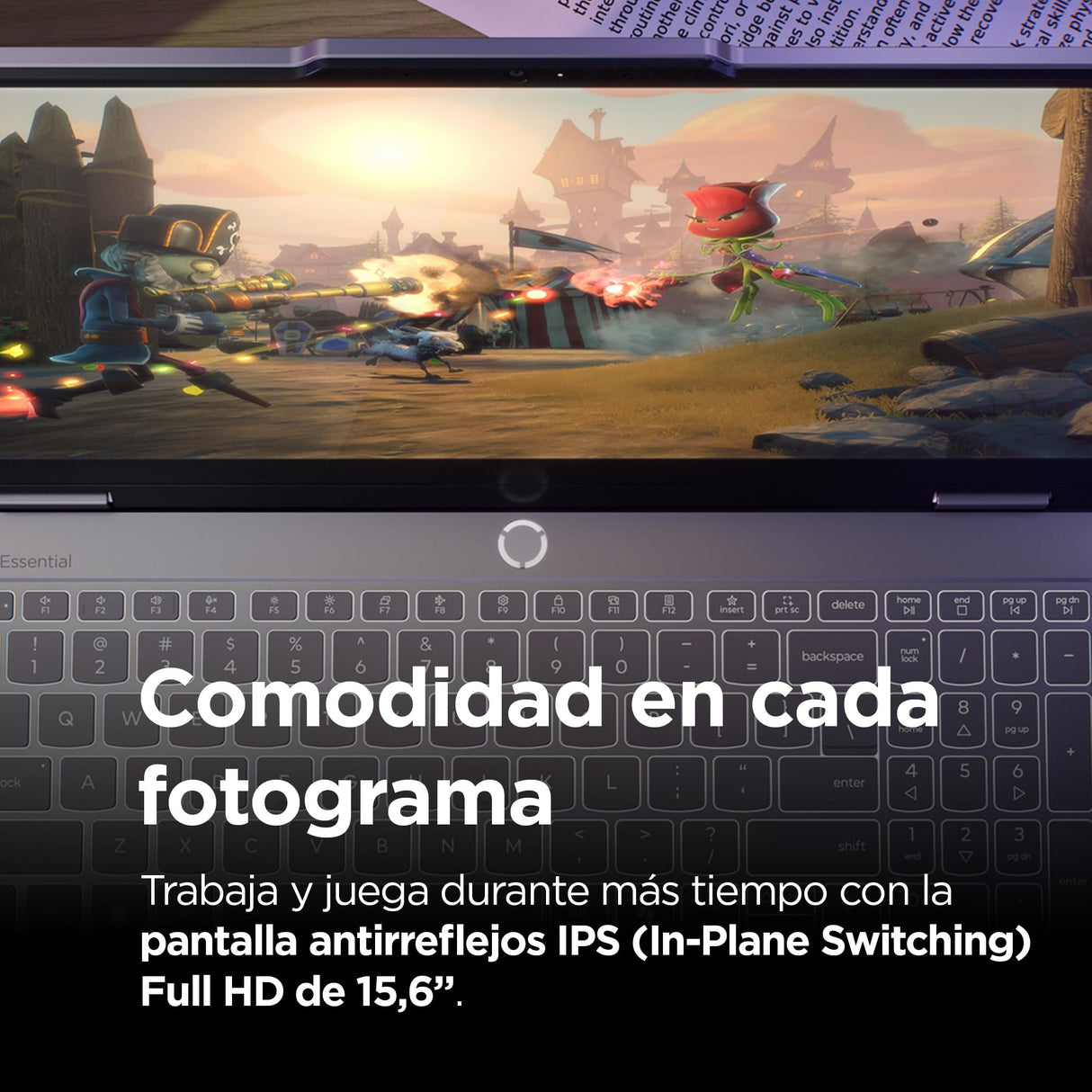 Lenovo LOQ Essential Gen 11 - Ordenador Portátil Gaming IA 15.6" FHD (Intel Core i7-13650HX, NVIDIA GeForce RTX 5050, 16GB RAM, 512GB SSD, 144 Hz, Wi-Fi 6, Windows 11 Home) QWERTY Español - Gris Luna