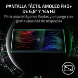 Razer Edge - Dispositivo Portátil para Juegos Android con Kishi V2 Pro (Qualcomm Snapdragon G3X Gen 1, Pantalla Aáctil AMOLED FHD+ de 6,8" y 144 Hz, Tecnología Háptica HyperSense) Negro