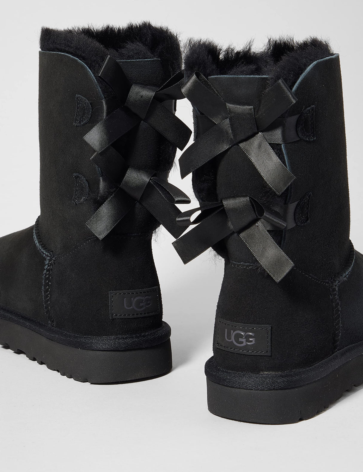UGG Bailey Bow II, Botas Clásicas Mujer, Negro 40 EU