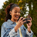 JBL Quantum Air TWS Auriculares In Ear inalámbricos, con cancelación de ruido, 8 horas de reproducción, resistencia al agua IPX4, compatible con asistente de voz, negro