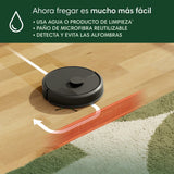 iRobot Roomba 105 Combo, Aspirador y friegasuelos, Clearview LiDAR Mapeo Inteligente, 7000Pa,120 mins,4 Fases, SmartScrub, Evita obstáculos, Zonas exclusión, Recarga y reanuda,App, 3 Modos Limpieza_N
