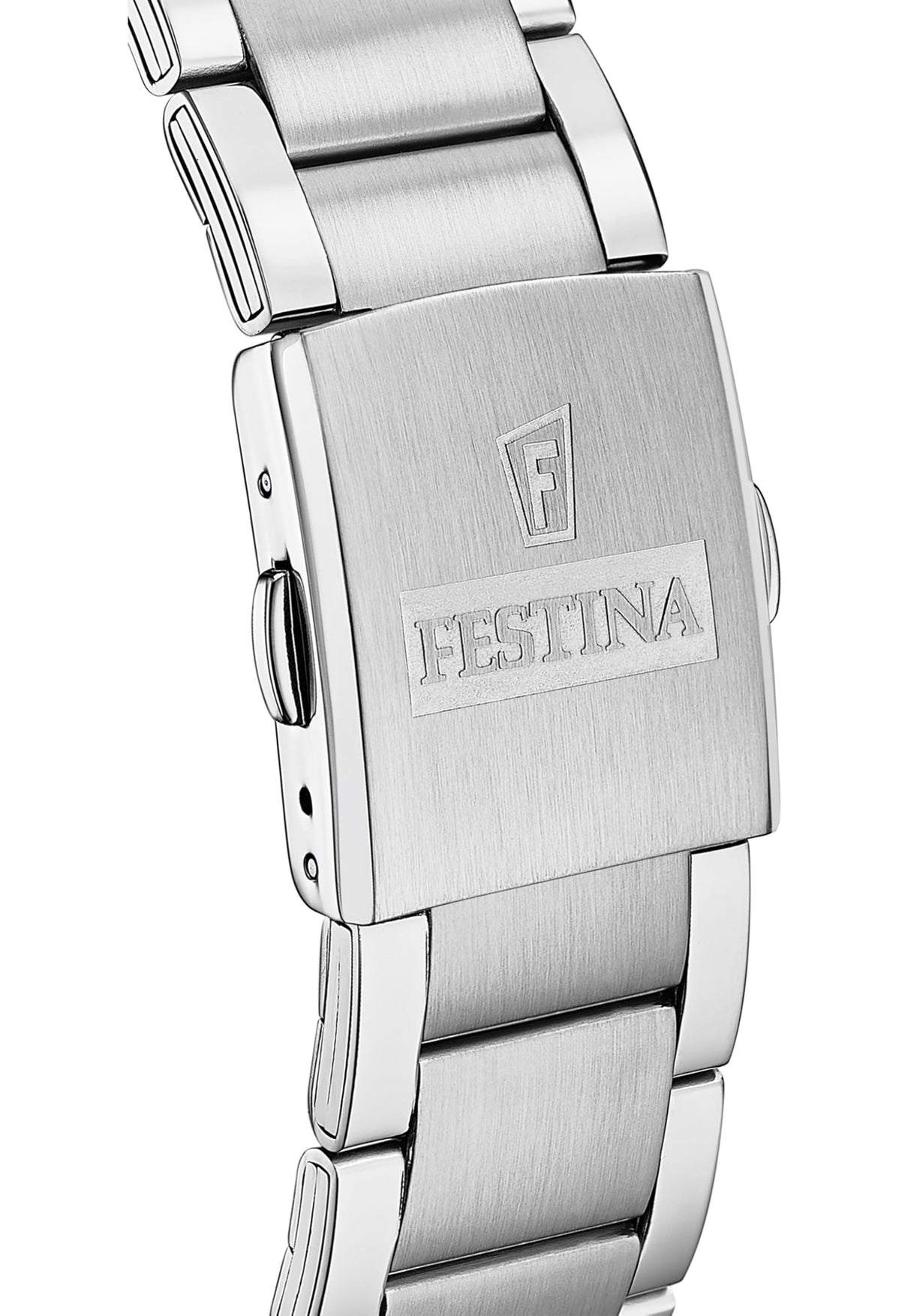 Festina Reloj Hombre F20343/2 Timeless Chronograph Caja de Acero Inoxidable 316l Plateado Correa de Acero Inoxidable 316l Plateado