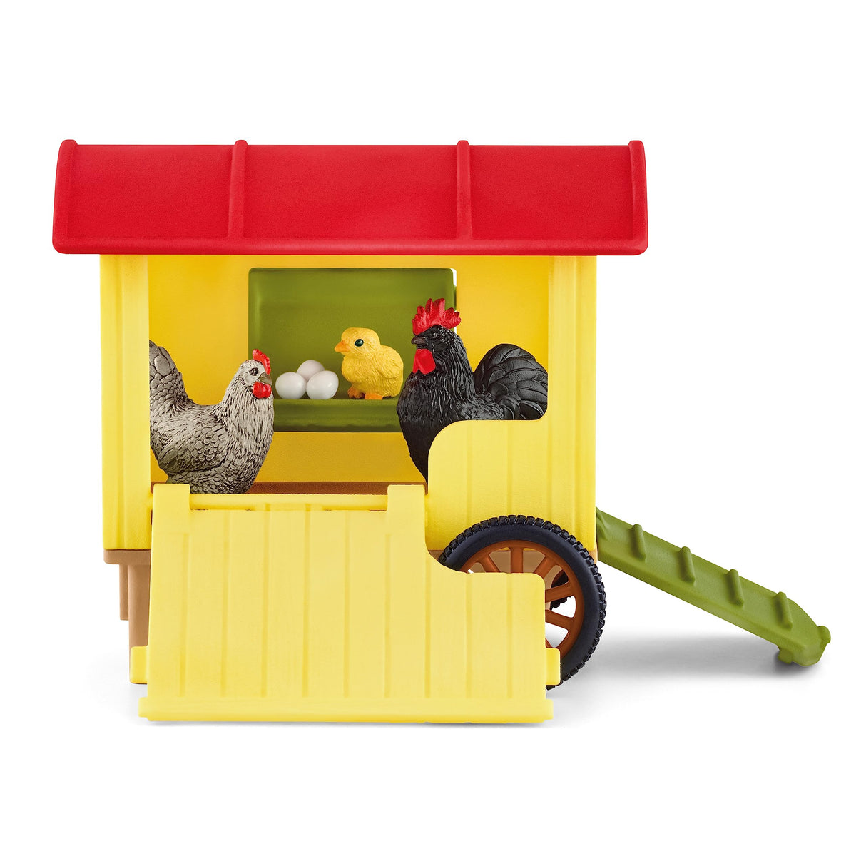 Schleich 72224 Establo con gallinero y Box para Ponis, a Partir de 3 años, Farm World - playset, 86 x 13 x 33 cm