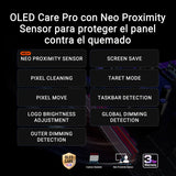 ROG Strix OLED XG32UCWG - Monitor OLED TrueBlack Glossy de 32" y 4K, Modo Dual (4K a 165Hz, FHD a 330Hz), 0,03ms, Care Pro, Neo Proximity Sensor, VESA DisplayHDR 400, USB-C, HDMI 2.1