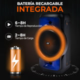 Pyle Altavoz Grande, Bluetooth, Portátil, Sistema True Wireless Stereo, Graves Potentes y Agudos Claros