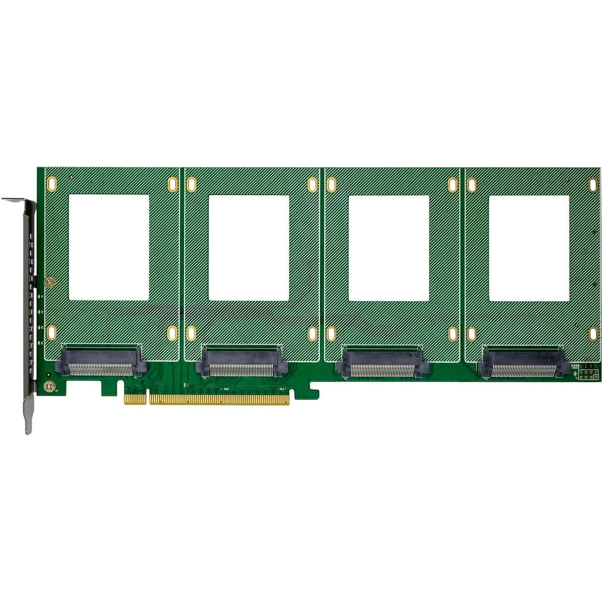 InLine® Tarjeta PCI Express para 4 Tarjetas internas U.2 NVMe SFF-8639 – Bifurcation, PCIe x16, 76660R