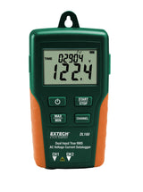 Extech DL160 Registrador de datos de voltaje RMS verdadero/corriente de CA de entrada dual