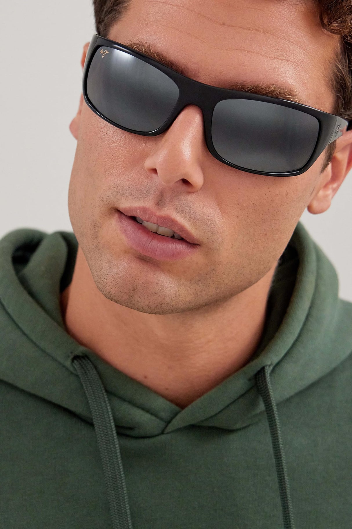 Maui Jim PEAHI Gafas, Gloss Black, 65/19/120 Unisex Adultos