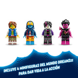 LEGO DREAMZzz 3 en 1 Mateo y Z-Blob Caballero Meca de Combate Robot y Lanzadera Espacial de Juguete de Construcción, Regalo para Niños y Niñas de 10 Años o Más, Juego Creativo con 4 Minifiguras 71485