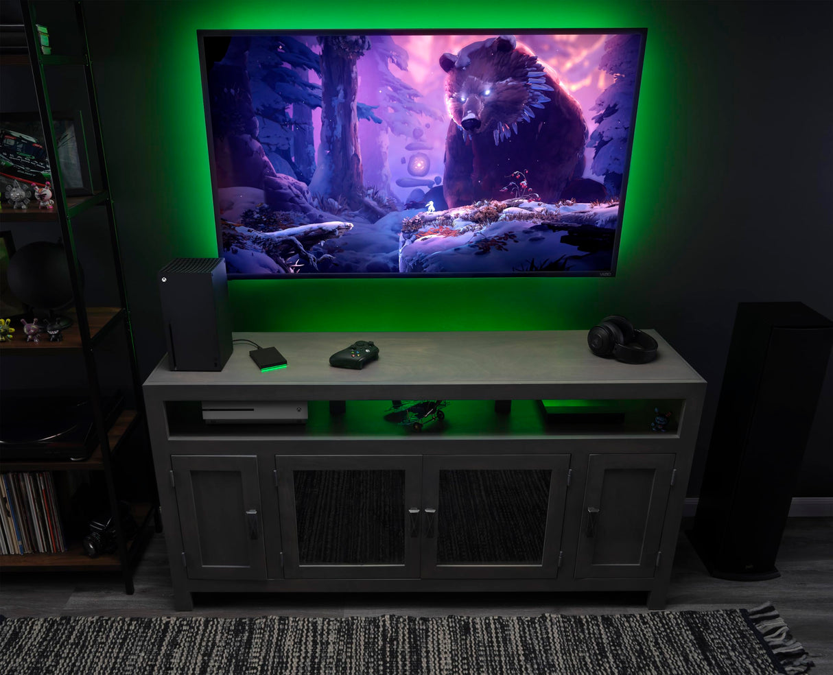 Seagate Game Drive for Xbox 5TB, Unidad de disco duro (HDD) externa portátil, USB 3.2 Gen 1, negra, certificación Xbox, LED RGB, Rescue Services (STKX5000100)