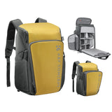 K&F Concept Mochila Cámara Profesional, Bolsa Fotógrafos Cámara Impermeable de Gran Capacidad para Camera Reflex Digital DSLR, Adecuado para viajes al aire libre senderismo fotografía Dorado