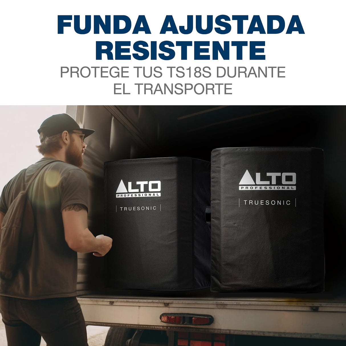 ALTO Funda Deslizante Duradera Para el Subwoofer Altavoz Autoamplificado TS18S Con Forro de Nailon y Acceso Mediante Asa de Acceso